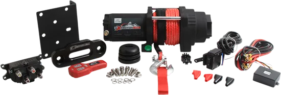 All Balls 4 Bolt Winch 3500lb Synthetic Rope