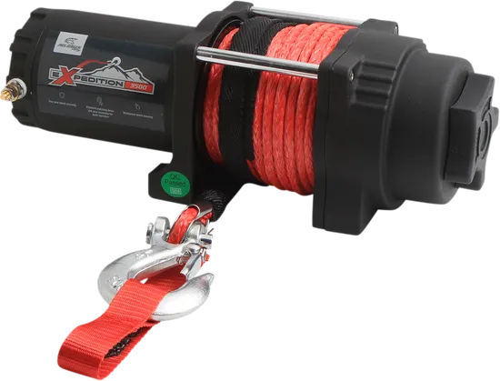All Balls 4 Bolt Winch 3500lb Synthetic Rope