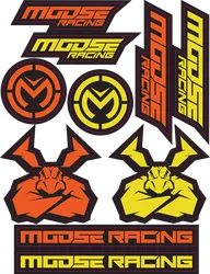 Moose Racing S2 Yellow Orange Sticker Decal