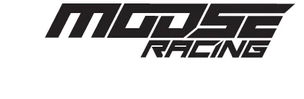 Moose Mylar Corporate Stacked Decal Sticker 10pk