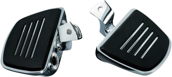 Kuryakyn Premium Chrome Mini Floor Boards with Comfort Drop Mount