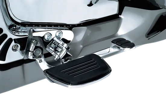 Kuryakyn Premium Chrome Mini Floor Boards with Comfort Drop Mount
