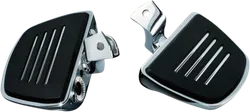 Kuryakyn Premium Chrome Mini Floor Boards with Comfort Drop Mount