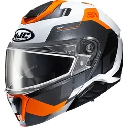 HJC Adult Unisex i91 Carst Modular Snow Helmet Modular Snow XS Gray White Orange