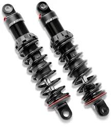 Progressive 444 Series Rear Shock Damper 11in Black Pair Heavy Duty