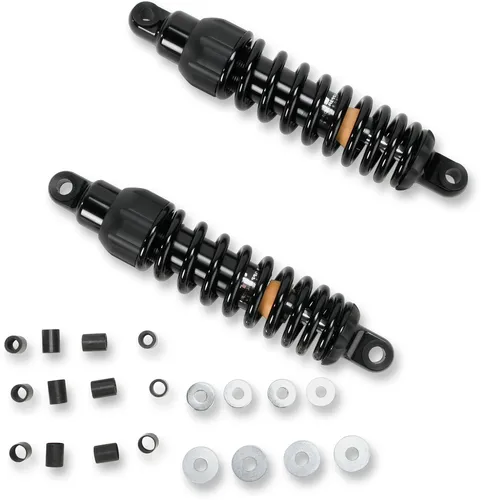 Progressive 444 Series Rear Shock Damper 12in Black Pair
