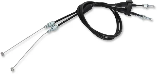 Moose Racing Black Vinyl Throttle Push Pull Cable
