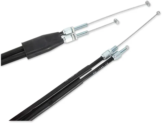 Moose Black Vinyl Throttle Push Pull Cable