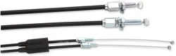 Moose Racing Black Vinyl Throttle Push Pull Cable