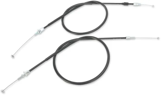 Moose Black Vinyl Throttle Push Pull Cable 2