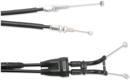 Moose Black Vinyl Throttle Push Pull Cable