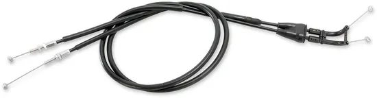 Moose Black Vinyl Throttle Push Pull Cable