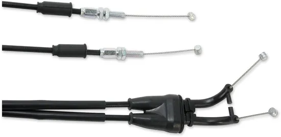 Moose Racing Black Vinyl Throttle Push Pull Cable 2