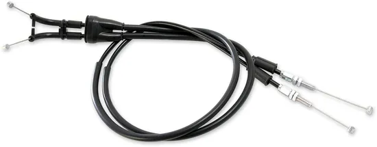 Moose Racing Black Vinyl Throttle Push Pull Cable 1