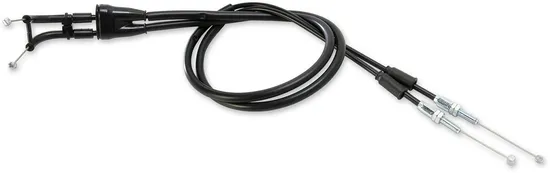 Moose Racing Black Vinyl Throttle Push Pull Cable
