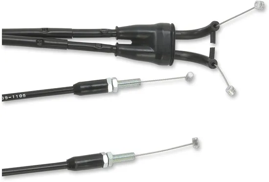 Moose Black Vinyl Throttle Push Pull Cable