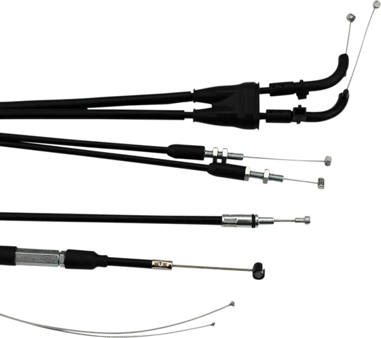 Moose Racing Black Vinyl Throttle Pull Cable