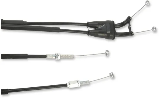 Moose Racing Black Vinyl Throttle Pull Cable 1