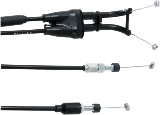 Moose Racing Black Vinyl Throttle Push Pull Cable