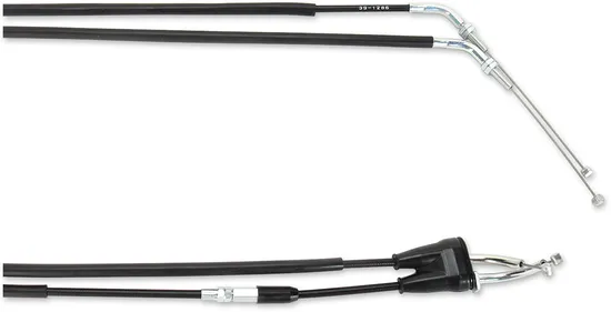 Moose Racing Black Vinyl Throttle Pull Cable