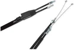 Moose Racing Black Vinyl Throttle Push Pull Cable