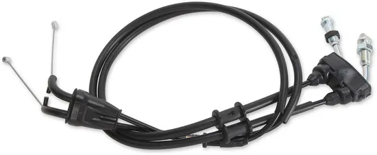 Moose Racing Black Vinyl Throttle Push Pull Cable