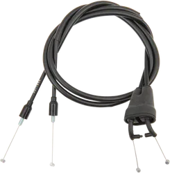Moose Black Vinyl Throttle Push Pull Cable