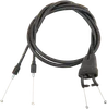 Moose Black Vinyl Throttle Push Pull Cable