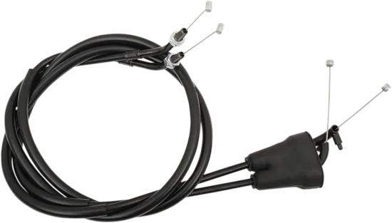 Moose Black Vinyl Throttle Push Pull Cable