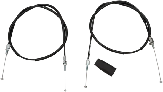 Moose Racing Black Vinyl Throttle Push Pull Cable