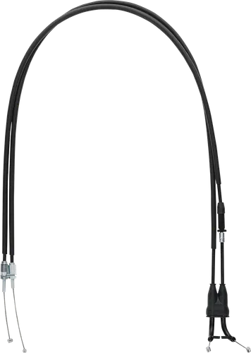 Moose Racing Black Vinyl Throttle Push Pull Cable