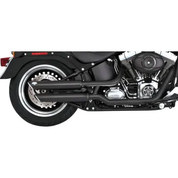 Vance Hines 3in Twin Slash PCX Slip On Muffler Exhaust Tail Pipe Black