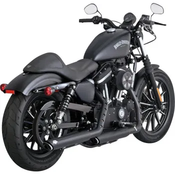 Vance Hines 3in Twin Slash PCX Slip On Muffler Exhaust Tail Pipe Black