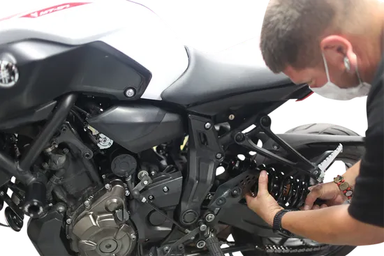 Progressive 465 Series Monotube Rear Shock Damper Black Heavy Duty