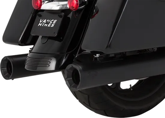Vance Hines Black Inverted 4in Eliminator Slip On Muffler