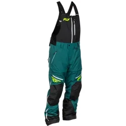 Fly Racing Adult Unisex Incline Bib Teal Black M Tall