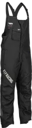 Fly Racing Black Aurora Weather Resistant Bib Overall Adult XXXLarge