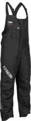 Fly Racing Black Aurora Weather Resistant Bib Overall Youth Large