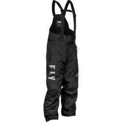 Fly Racing Adult Men Carbon Bib Black Gray M Tall