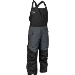 Fly Racing Adult Unisex Outpost Bib Black Gray Hi Viz 2XL