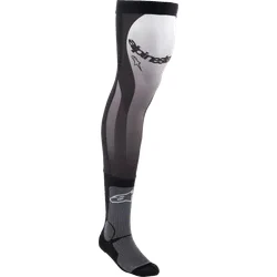 Alpinestars Adult Knee Brace Socks L XL Black Gray