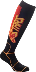 Alpinestars Adult MX Pro Socks L Black Red Orange