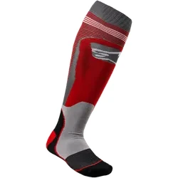 Alpinestars Adult MX Plus Socks S M Gray Red