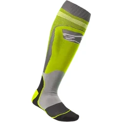 Alpinestars Adult MX Plus Socks S M Gray Yellow