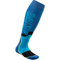 Alpinestars Adult MX Plus Socks S M Blue Teal Aqua