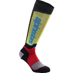 Alpinestars Adult MX Plus Socks M Black Yellow Red