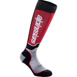 Alpinestars Adult MX Plus Socks L Black Gray Red