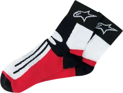Alpinestars Adult Road Racing Socks S M Black Red White
