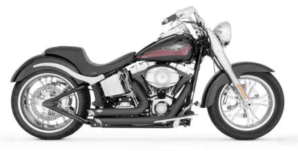 Vance Hines Shortshots Staggered Exhaust Pipe System Black