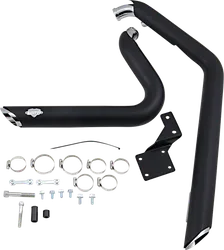 Vance Hines Shortshots Staggered Exhaust Pipe System Black